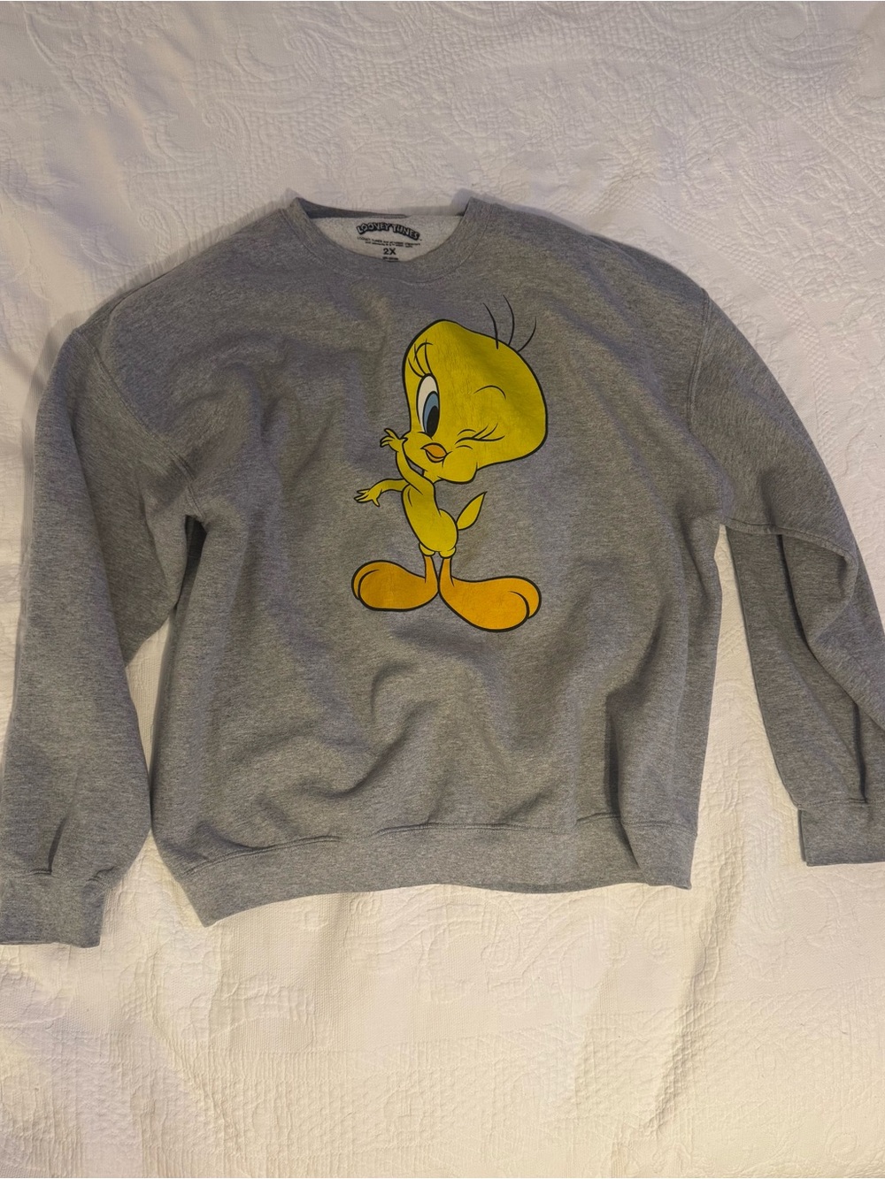 Gray Tweety Graphic Crewneck Sweatshirt - Warner Bros.